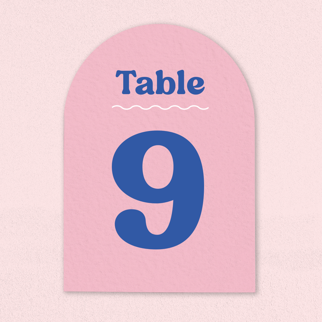 Candy Table numbers
