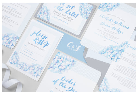 Hydrangea Blue collection