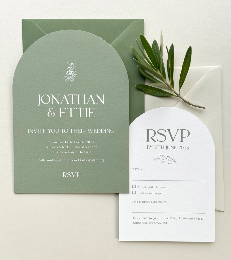 Ettie Arch Wedding Invitation