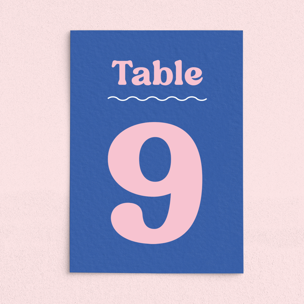 Candy Table numbers