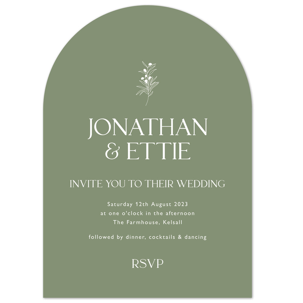 Ettie Arch Wedding Invitation