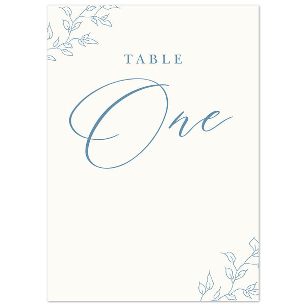 Vintage Crest table numbers