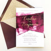 Foil printed Grace Wedding Invitations - Project Pretty