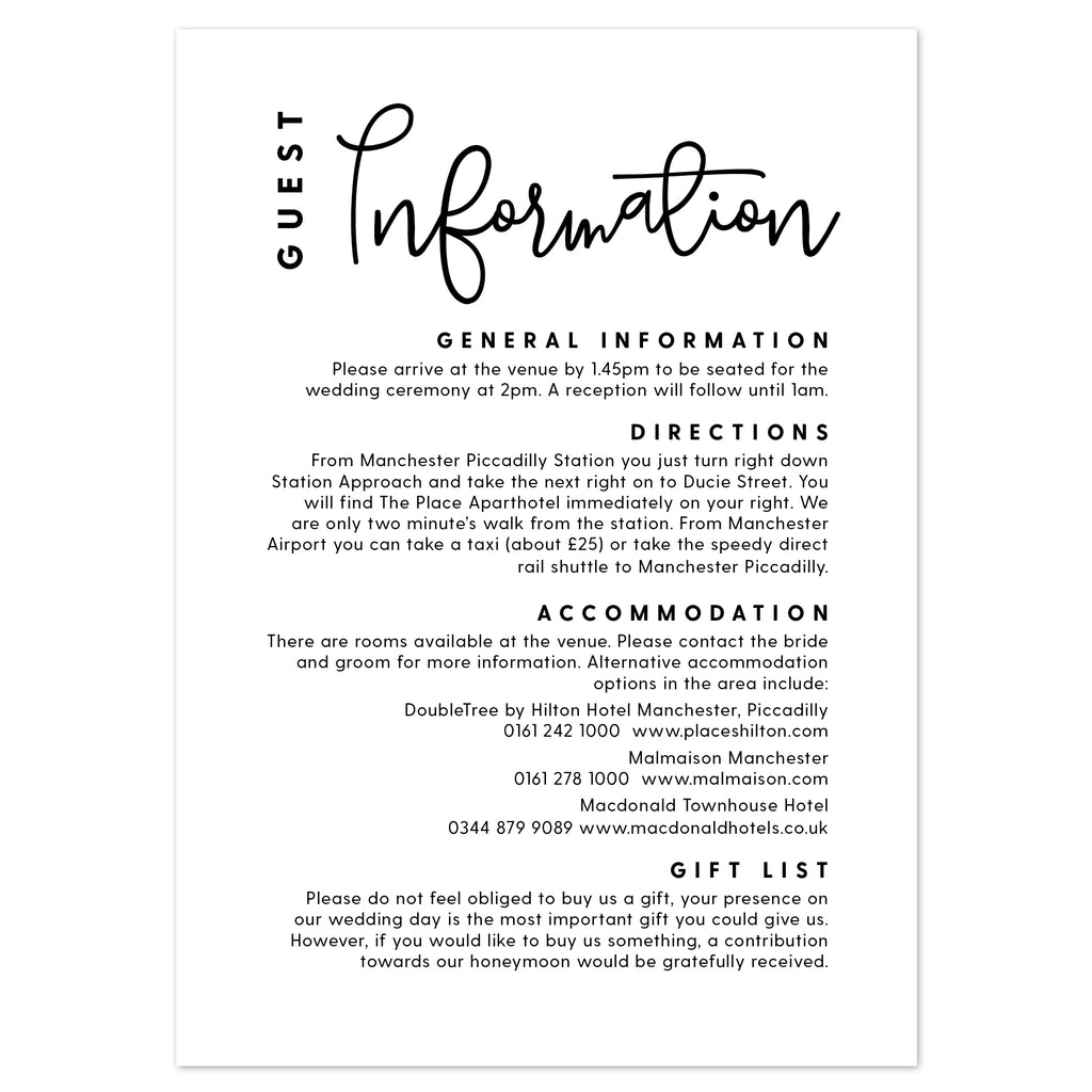 Lexi information card - Project Pretty