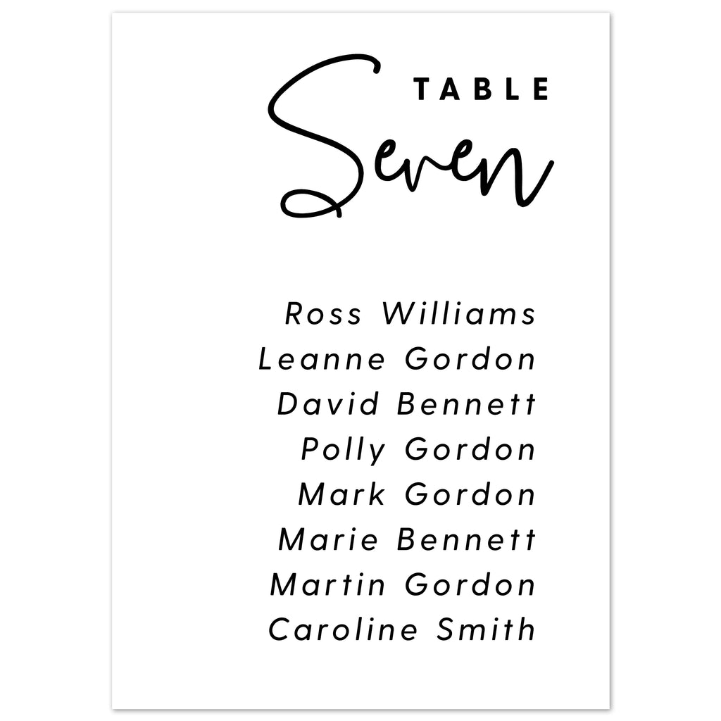 Lexi table plan cards - Project Pretty