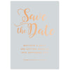 Simple script foil save the date card - Project Pretty