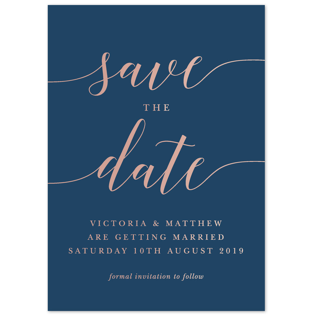 Ida foil save the date card - Project Pretty