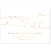 Kate foil save the date card - Project Pretty