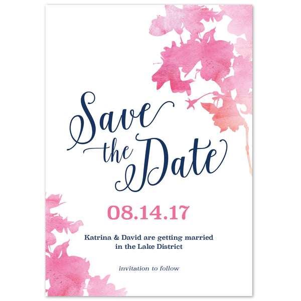 Blossom Save The Date - Project Pretty