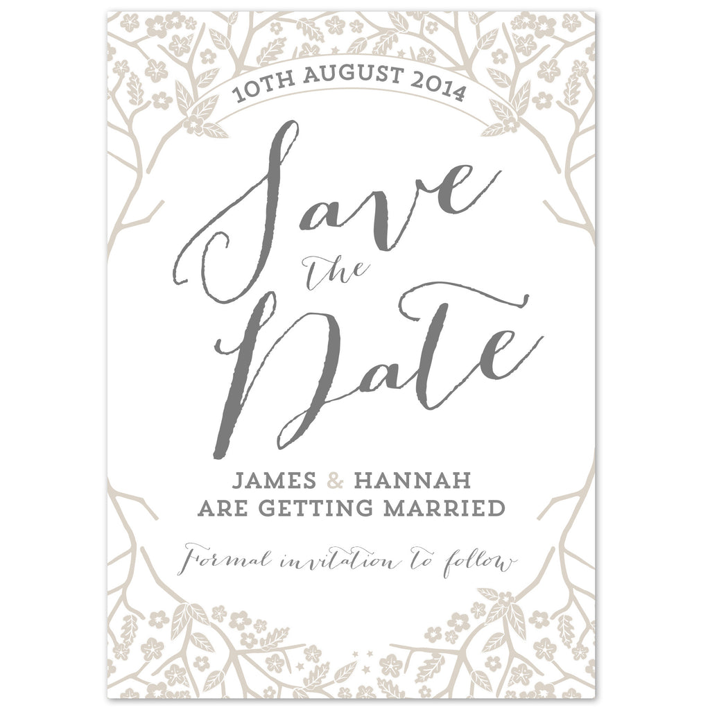 Enchanted Forest Save The Date - Project Pretty