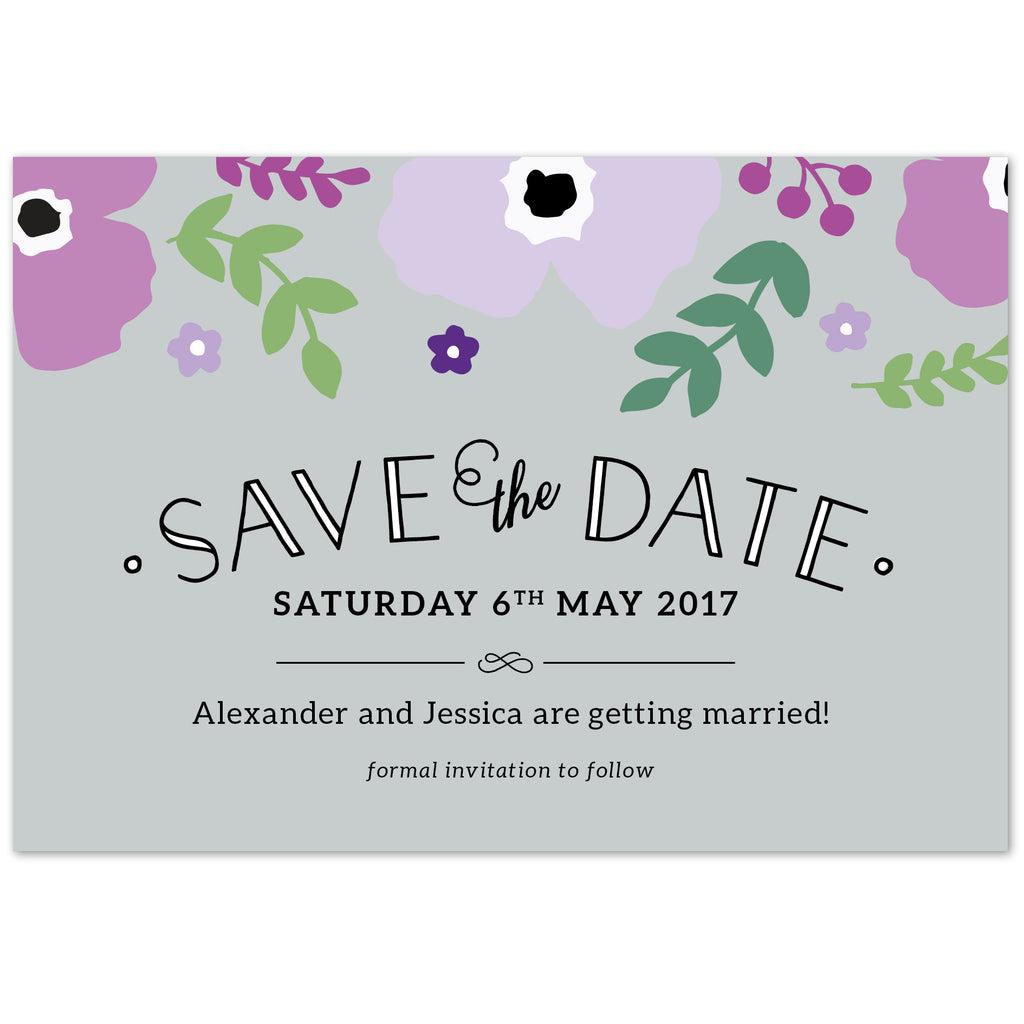 Poppy Save The Date - Project Pretty