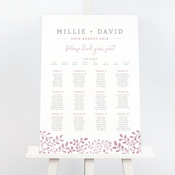 Alice Table Plan - Project Pretty