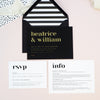 Foil printed Billie Wedding Invitations - Project Pretty