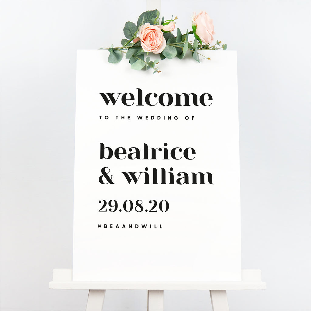 Billie welcome sign - Project Pretty