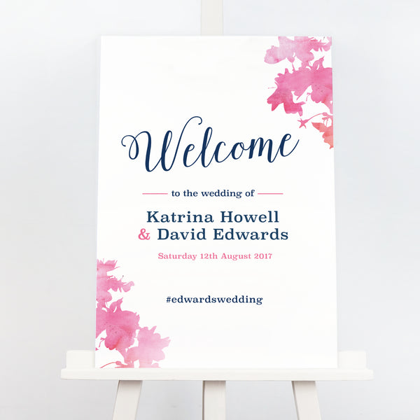 Blossom welcome sign - Project Pretty