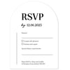 Camille arch RSVP card