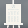 Vintage Crest Wedding Table Plan