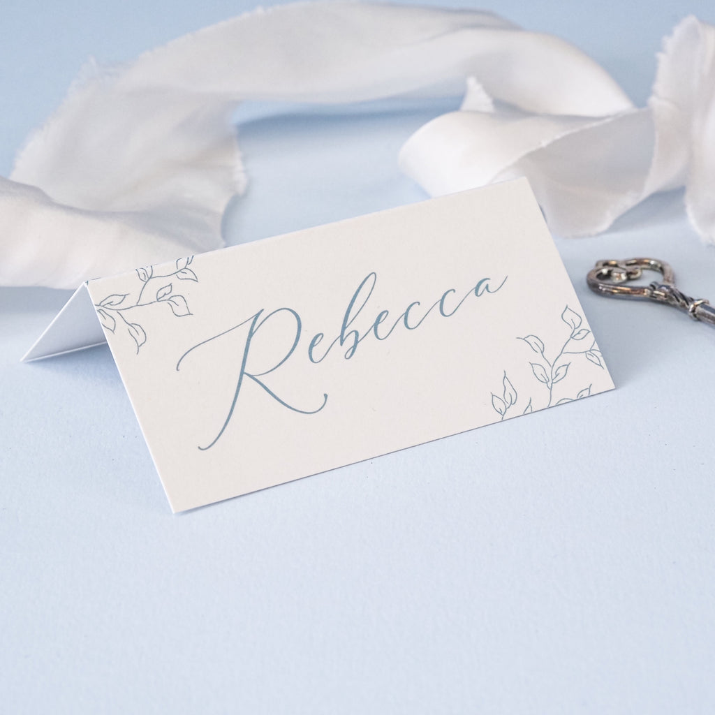 Vintage Crest Place Cards