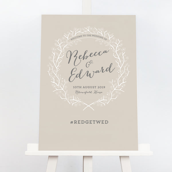 Enchanted Forest welcome sign - Project Pretty