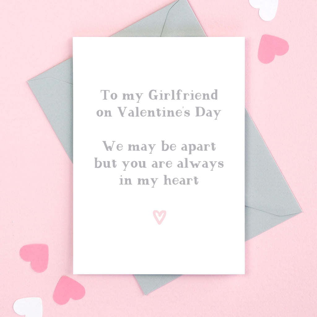 Girlfriend Always In My Heart Valentine's Card - Project Pretty