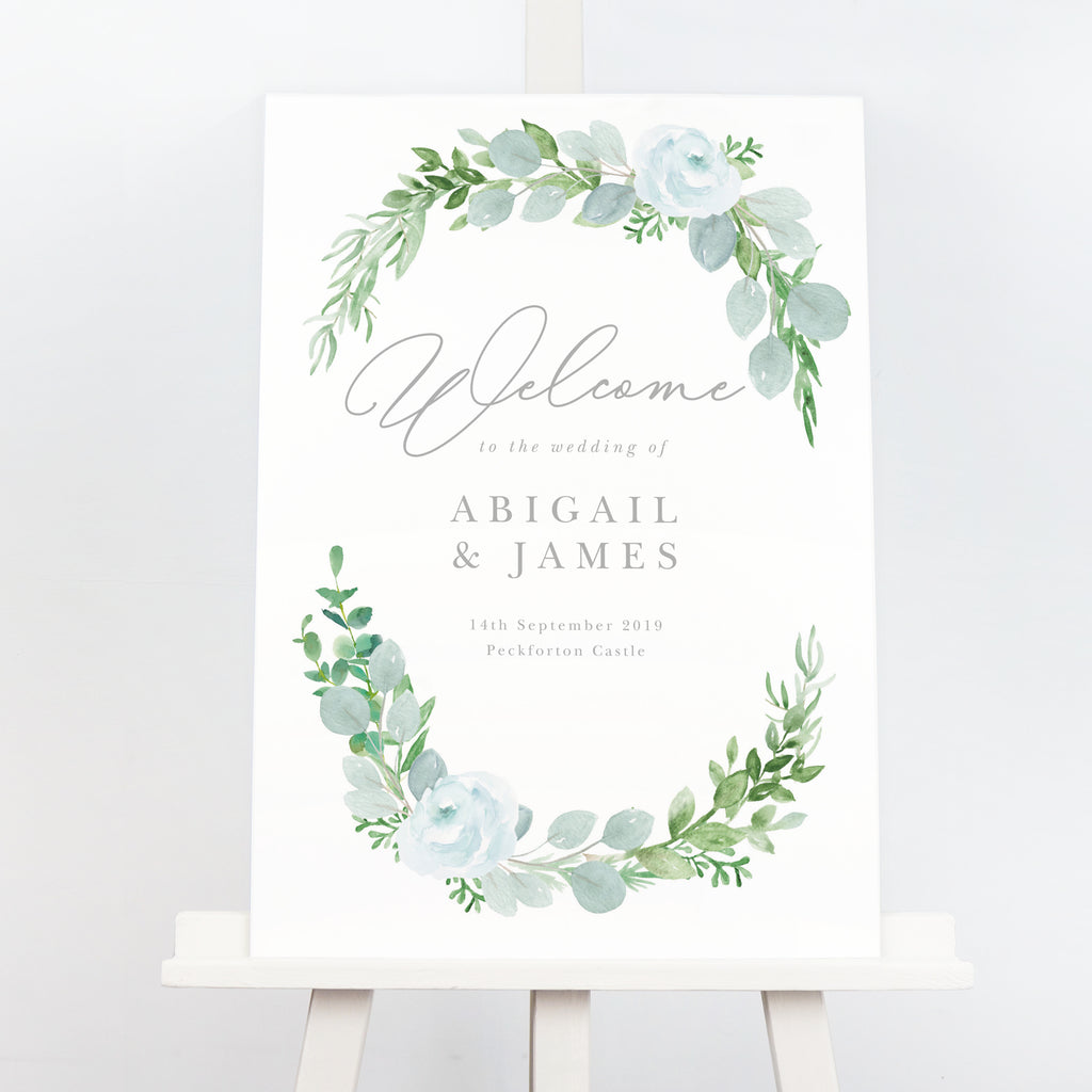 Eucalyptus welcome sign - Project Pretty