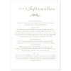 Florence Delicate Foliage information card - Project Pretty