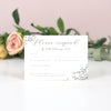 Florence Delicate Foliage RSVP card - Project Pretty