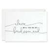 Kate Personalised 'Will You Be My Bridesmaid?' Card - Project Pretty