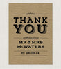Frankie Vintage Thank You Card - Project Pretty