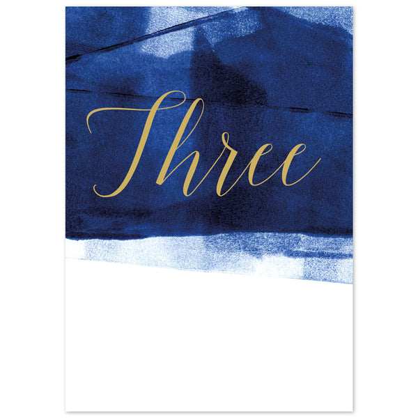 Grace table numbers *new* navy and gold - Project Pretty