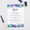 Harlow Menu Cards - Project Pretty