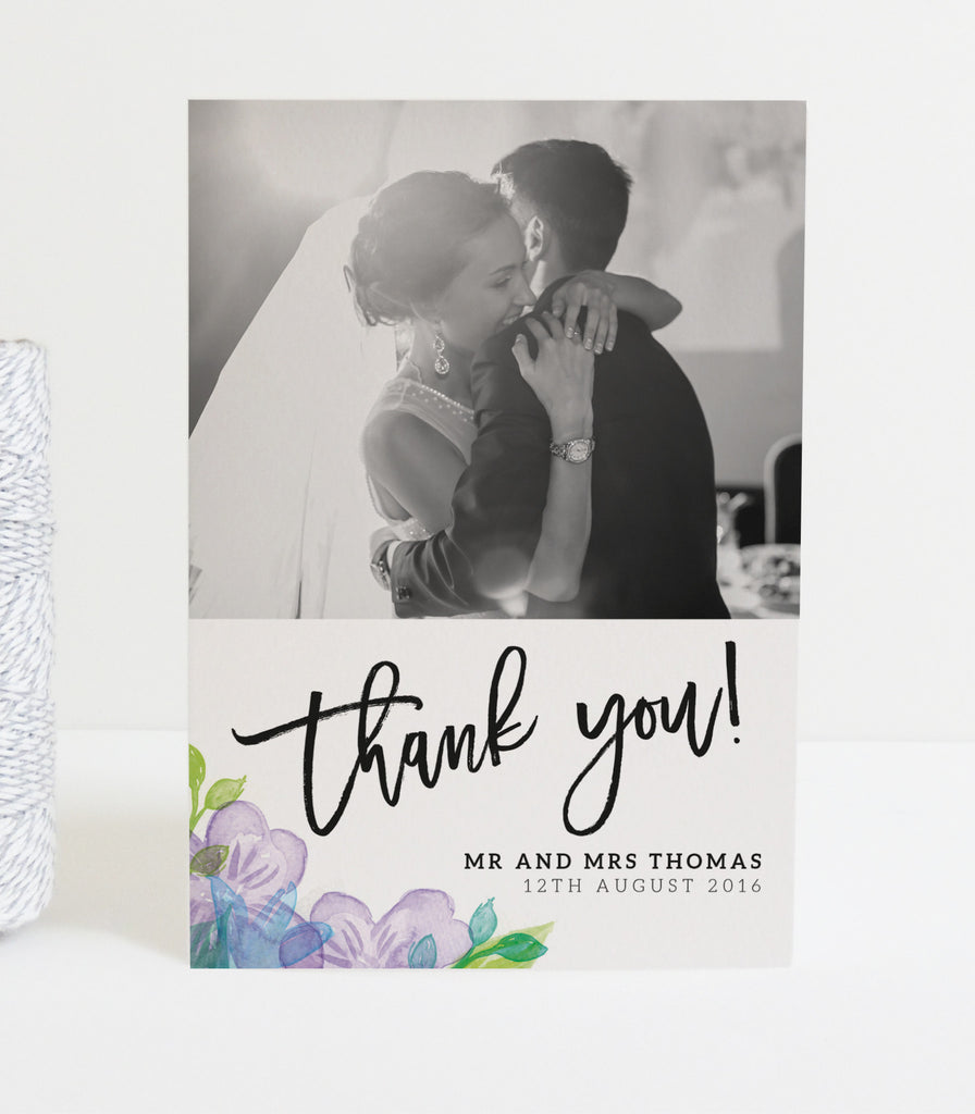 Harlow Wedding Photo Thank You Cards - Project Pretty