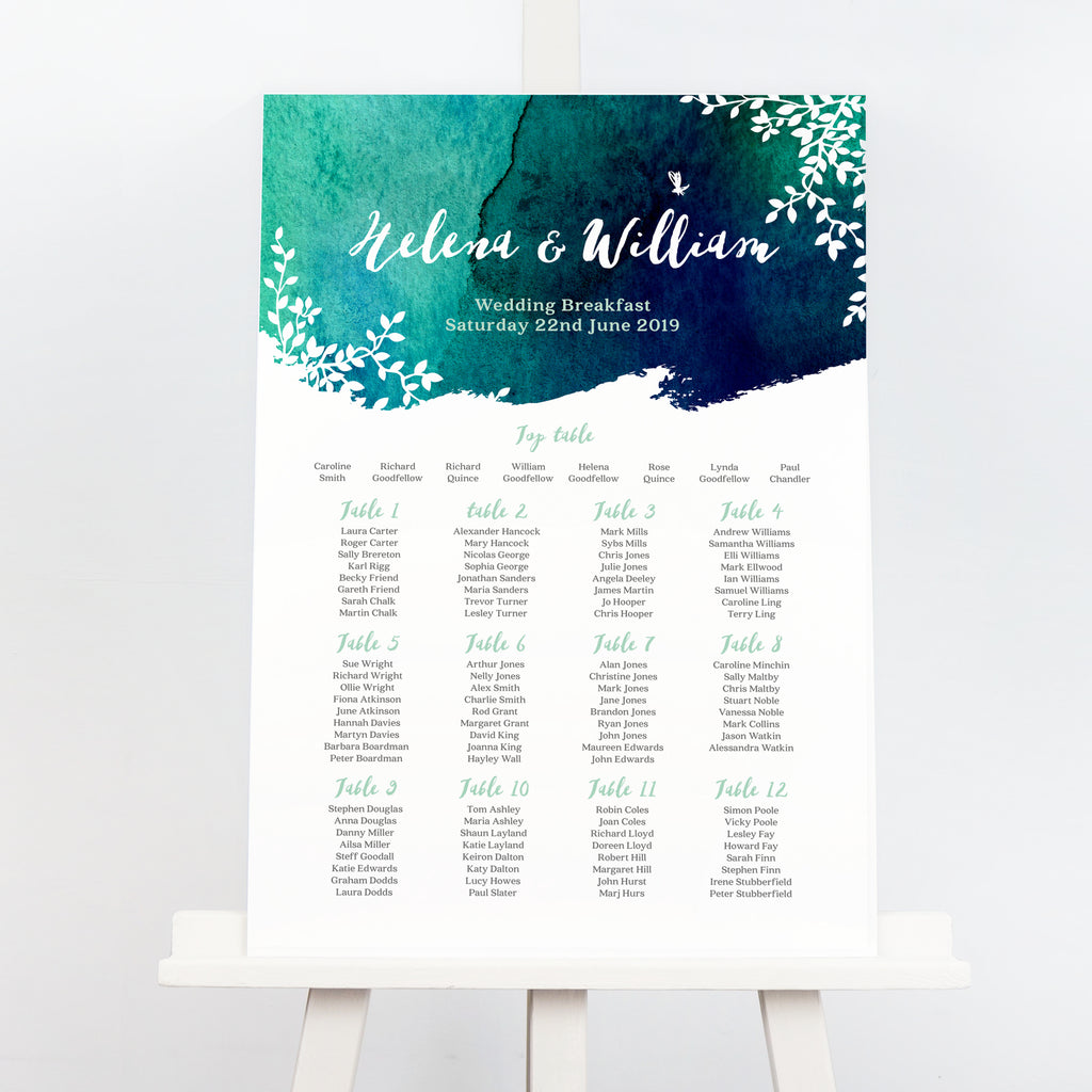Helena Table Plan - Project Pretty