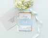 Hydrangea Blue Wedding Invitation - Project Pretty
