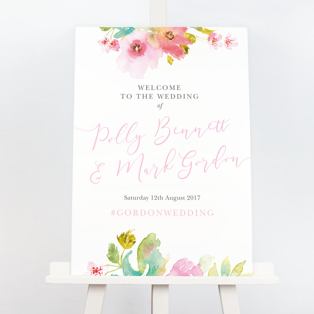 Juliette welcome sign - Project Pretty