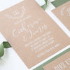 Laurel Kraft Wedding Invitation - Project Pretty