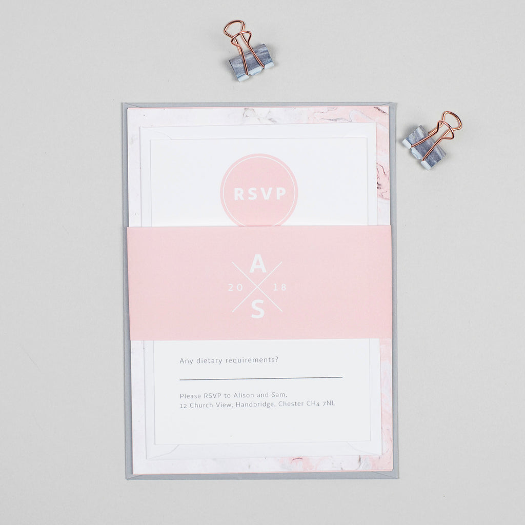 Marble Wedding Invitation - Project Pretty