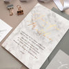 Marble copper foil printed Wedding Invitations - Project Pretty