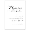 Minimal Save The Date - Project Pretty