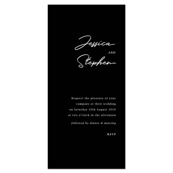 Minimal Wedding Invitation - Project Pretty
