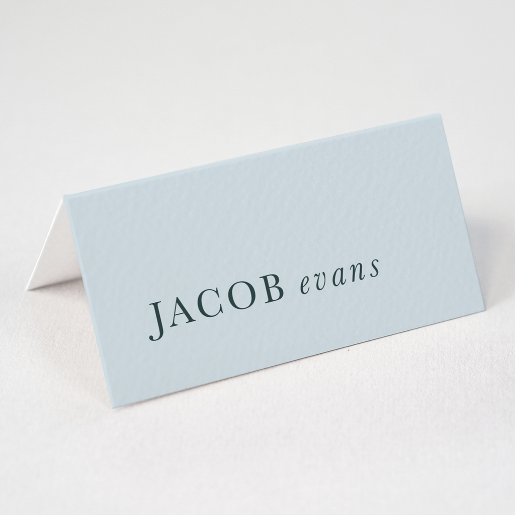 Modern Type Place Cards