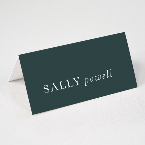 Modern Type Place Cards
