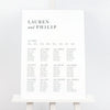 Modern Type wedding Table Plan