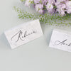 Monochrome Marble Place Cards - Project Pretty
