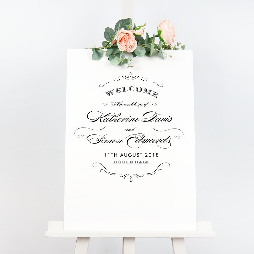 Olivia welcome sign - Project Pretty