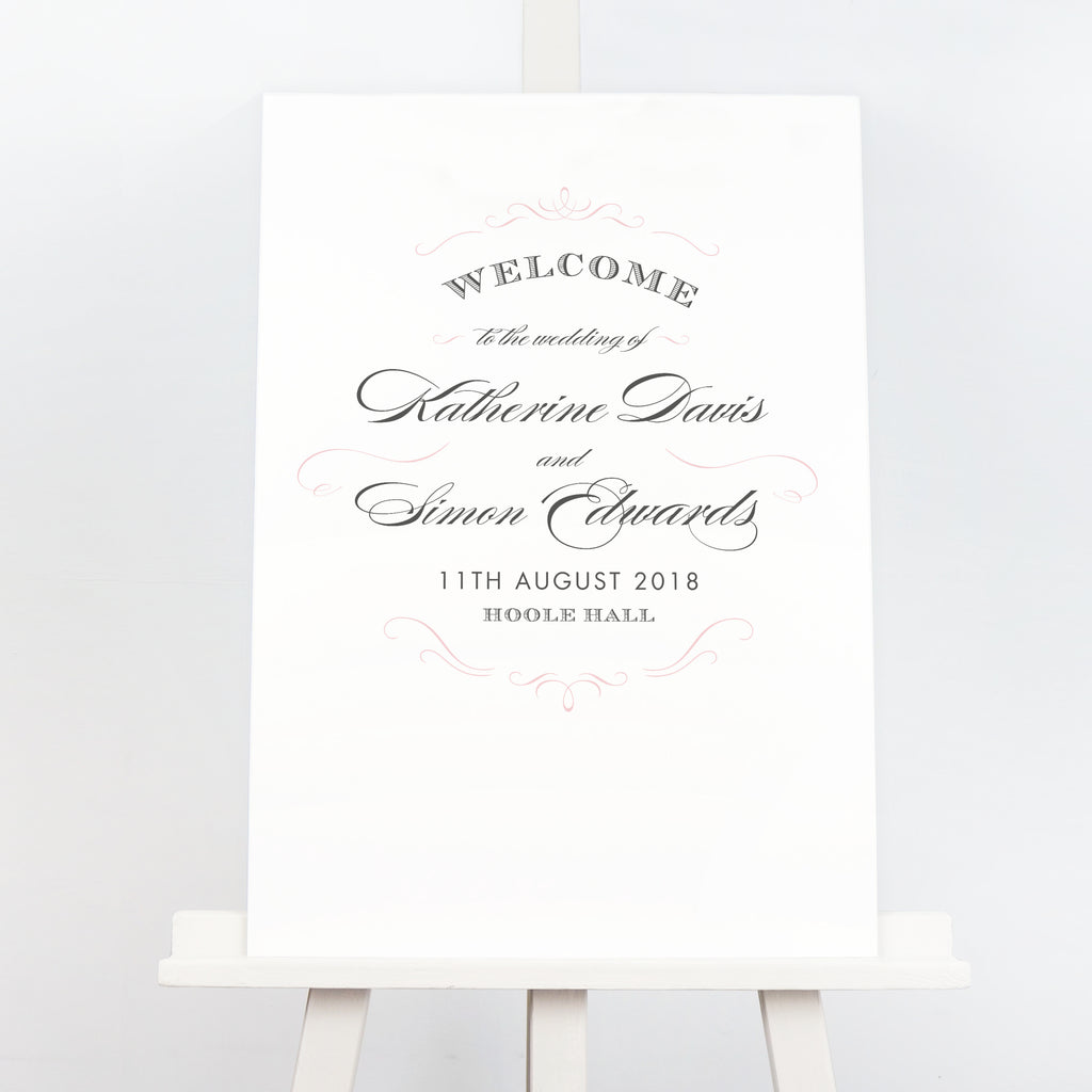 Olivia welcome sign - Project Pretty
