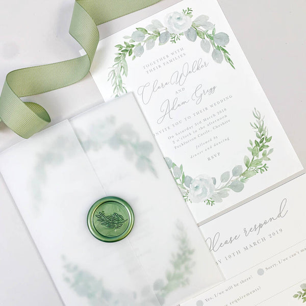 Eucalyptus Wedding Invitation - Project Pretty