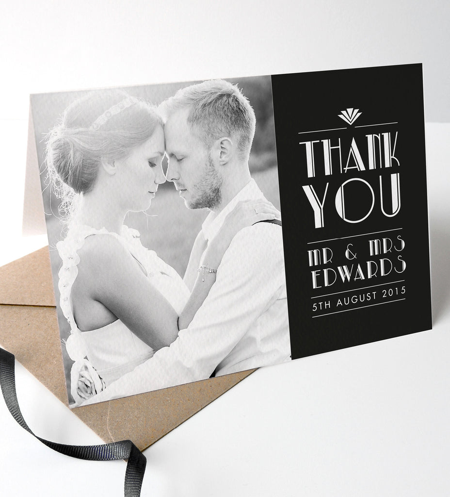 Estelle Wedding Photo Thank You Cards - Project Pretty