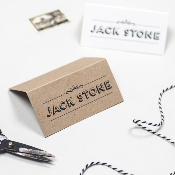Frankie Vintage Place Cards - Project Pretty