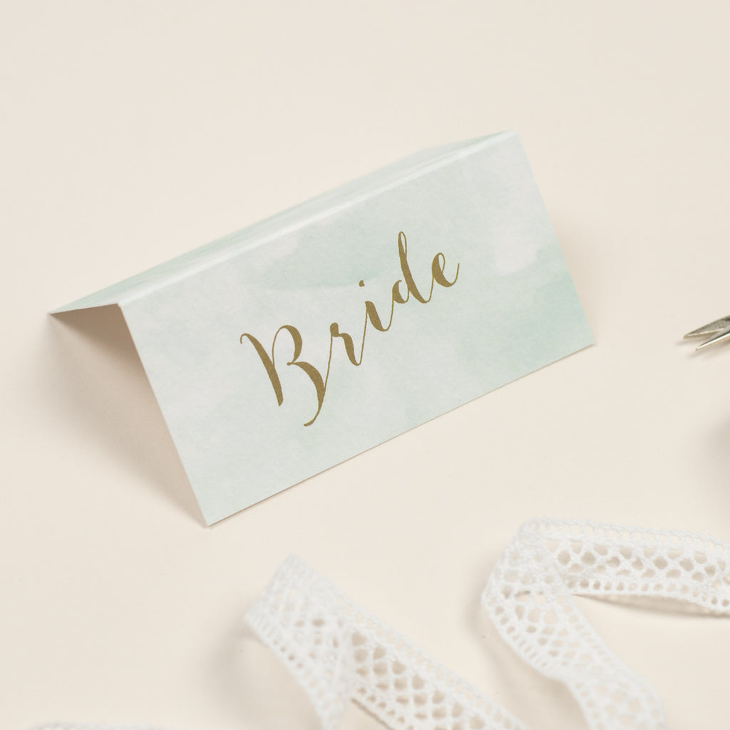 Mint Romance Place Cards - Project Pretty